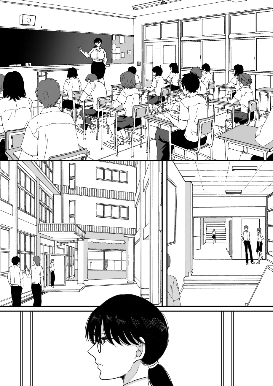Suugaku Kyoushi no Kaa-san ga Taiiku Kyoushi ni Netorareru | My mother, the math professor, being stolen away by my gym professor, part 2 page 10 full