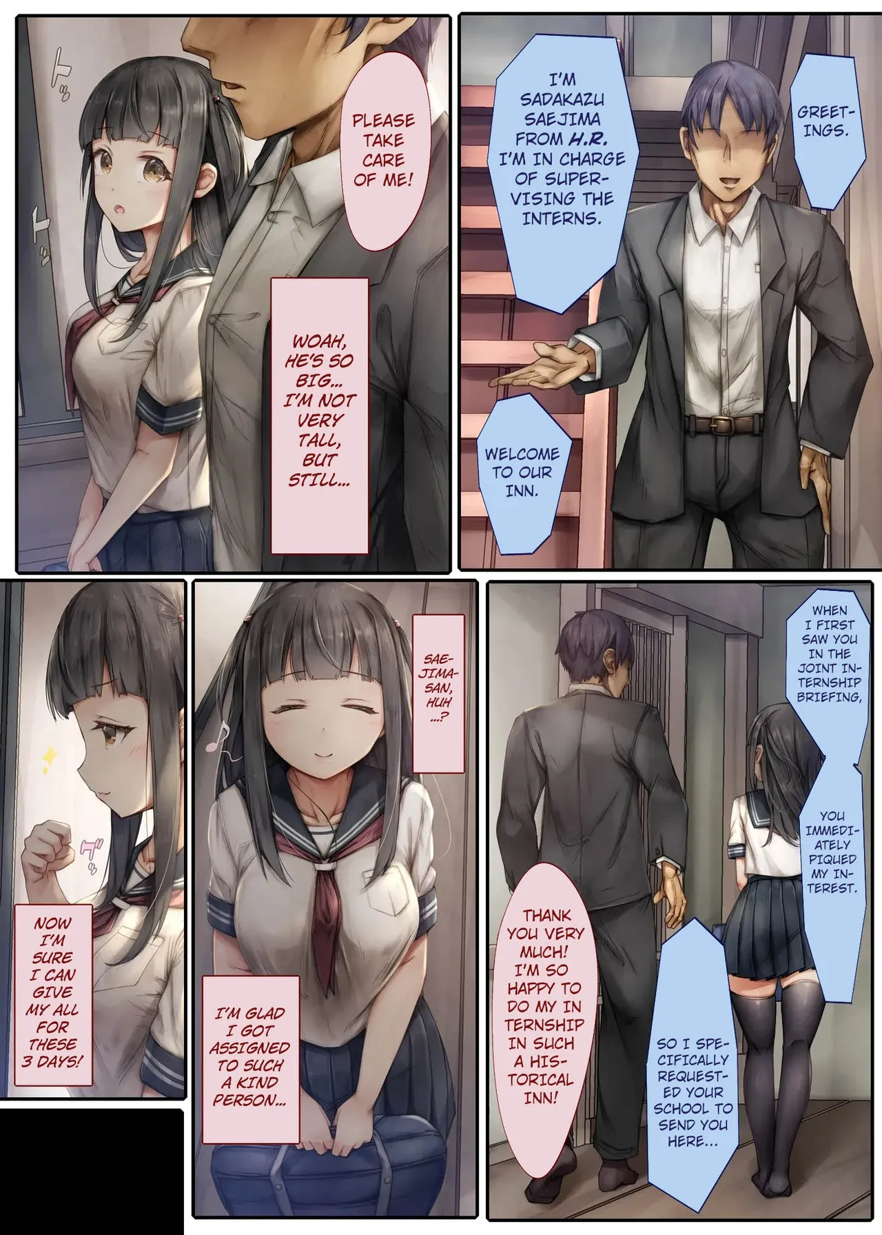 Kiyowa na Kanojo wa Aragaenai ~Intern Netorare Choukyou Jisshuu~ page 8 full