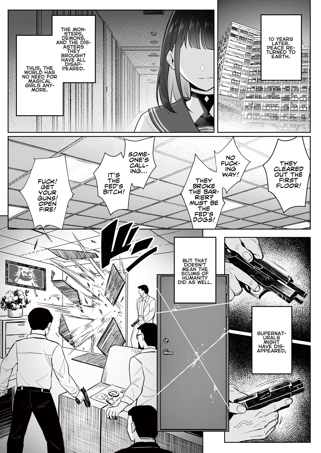 Moto Mahou Shoujo no Shigoto Hanashi Ao Zenjitsutan | Former Magical Girl Blue's Work: The Prequel page 10 full