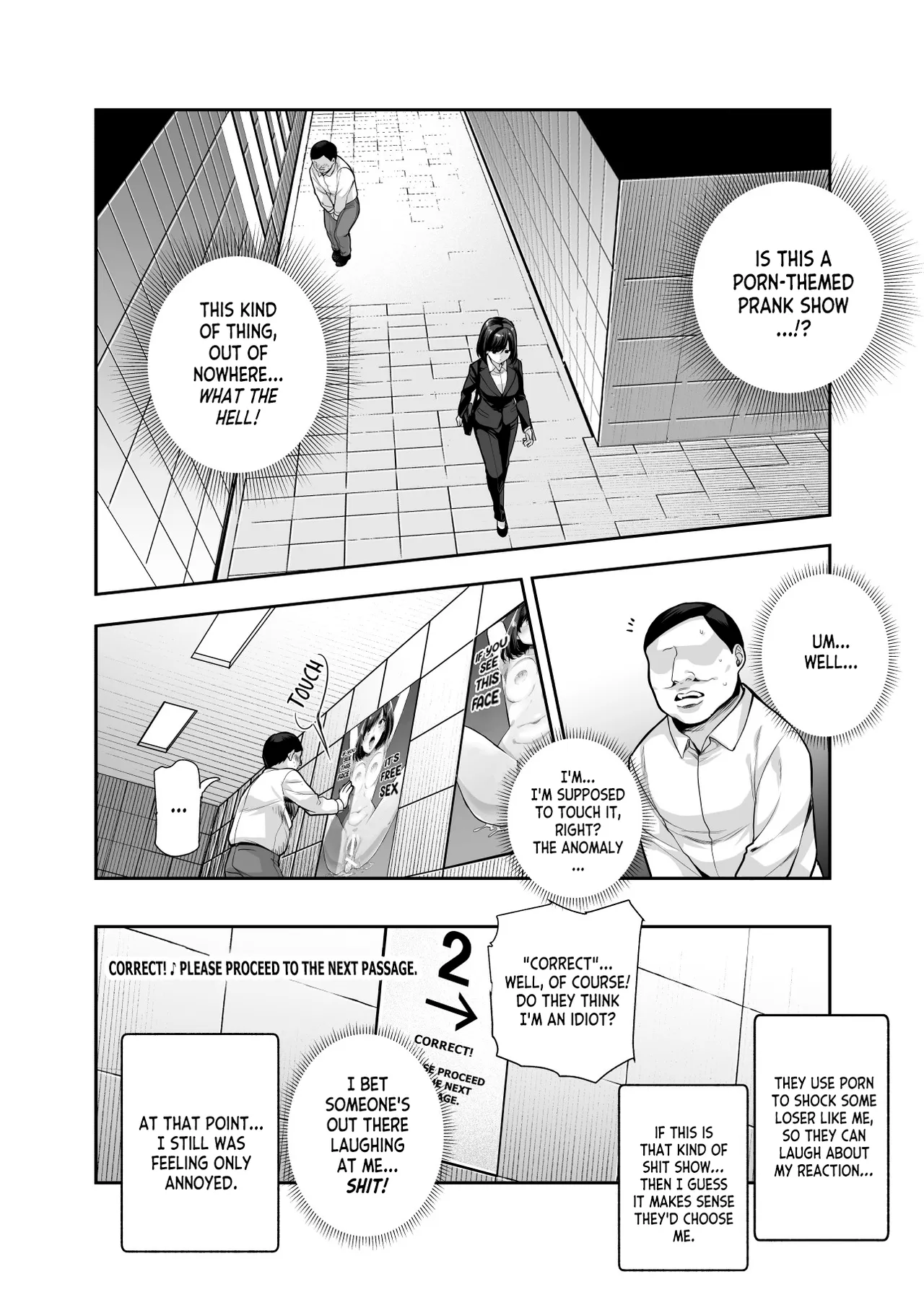 Ero Ban Deguchi EX ~Ihen o Mitsuketara Touch shite, Tsugi no Tsuuro ni Susunde Kudasai~ | The Exit Ero page 10 full