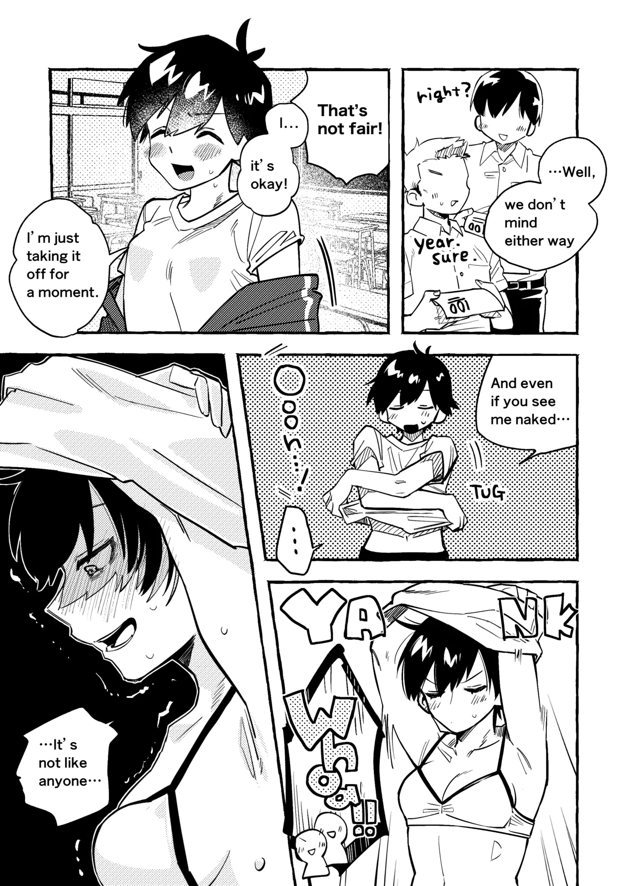 The Black-Haired Woman Who Cheerfully Accepts Her Friend’s Full-Nude Penalty 1-2 page 2 full