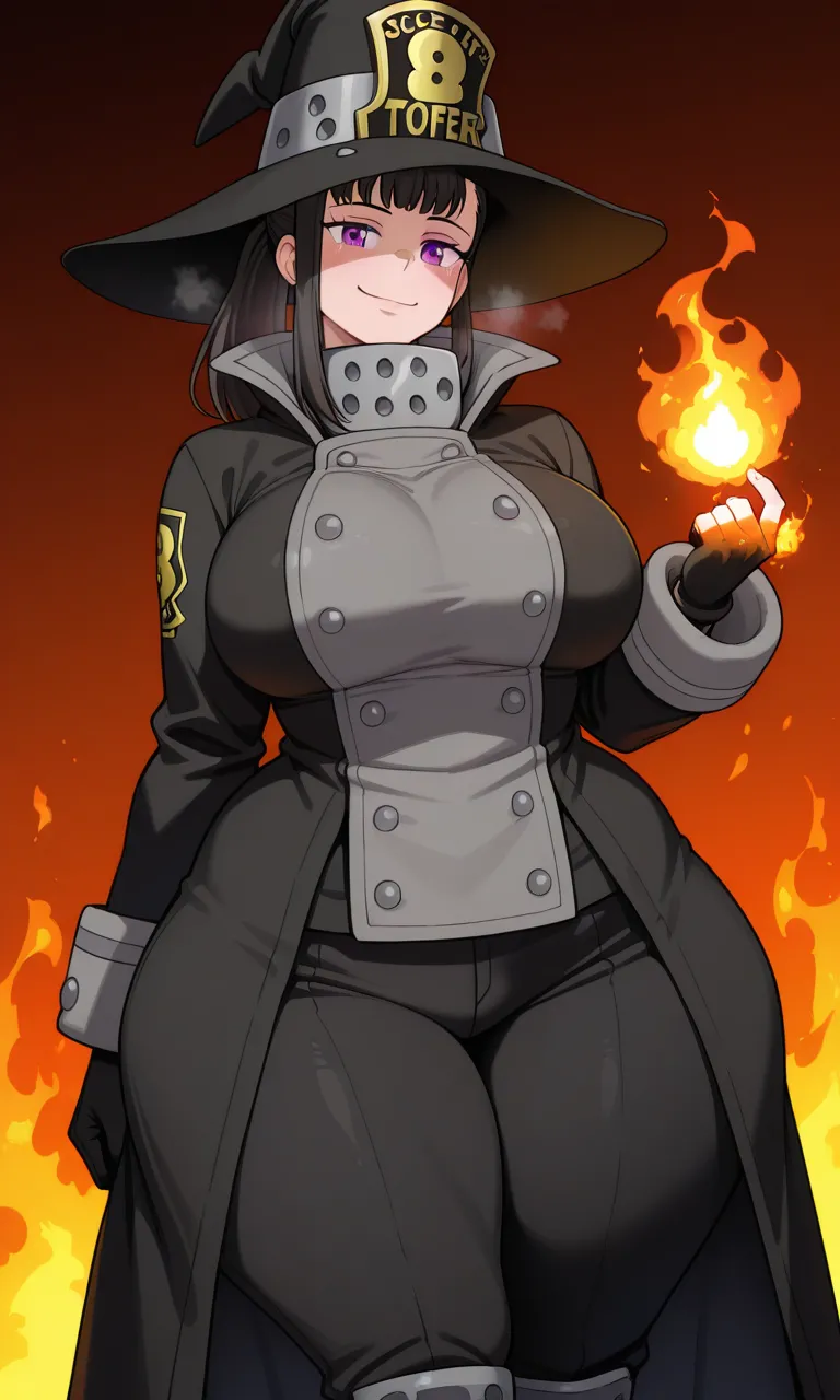 Fire Force - Maki Oze daidoujipv ai generated page 6 full