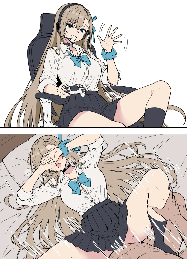 ギャルコスプレイヤー ゲーム実況配信者のプライベートセックス 撮影+ドスケベフェラ page 3 full