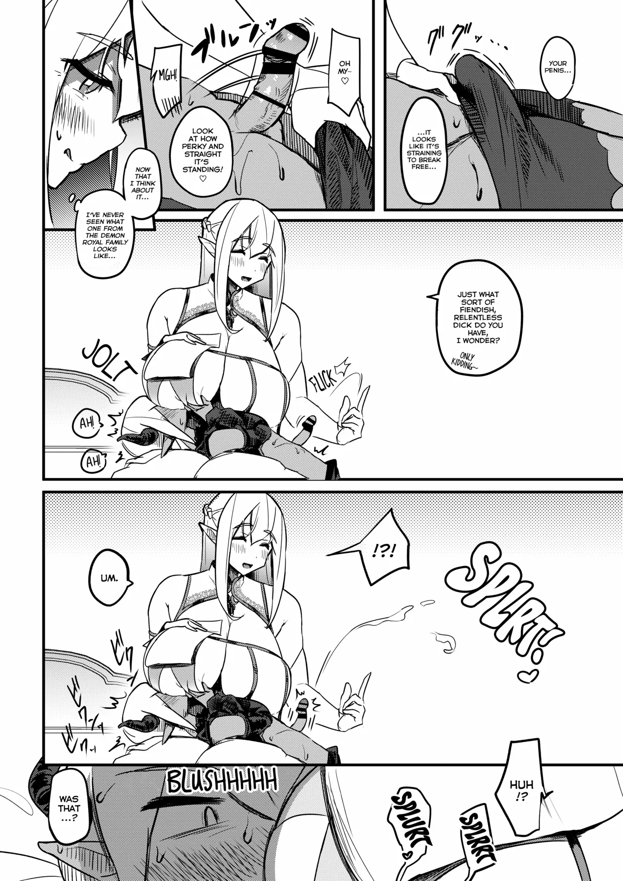 Kusozako Sourou Maou wa Chouanzangata no Mucchi Muchi Elf Mama ni Makeppanashi | The Bratty, Quick-Shot Demon Prince Just Can't Win Against This Thicc Elven Mommy! page 9 full