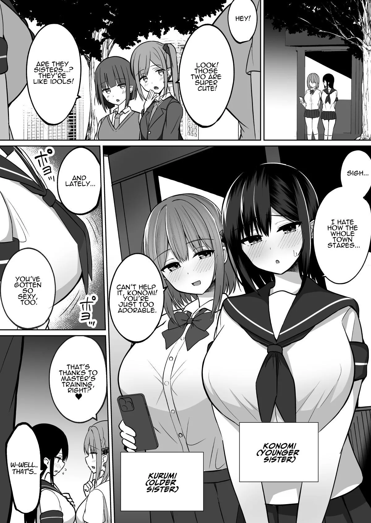 Kyonyuu Mesu Onaho no Shitsukekata ~ Binkan Taishitsu no Dosukebe Kyonyuu Shimai to Iki Gaman Training | How To Discipline A Busty Fuckhole ~Sensitive Bodied Pervert Sisters’ Orgasm Resistance Training~ page 4 full