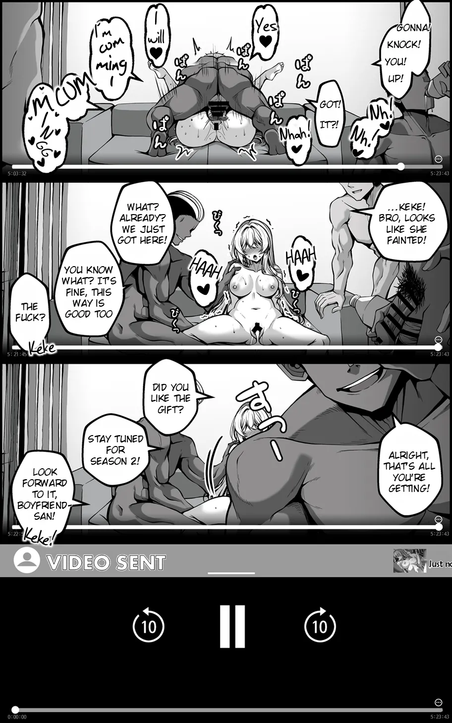 Yowami o Nigirareta Onna 3 | The Girl Blackmailed With Her Weakness 3 page 6 full
