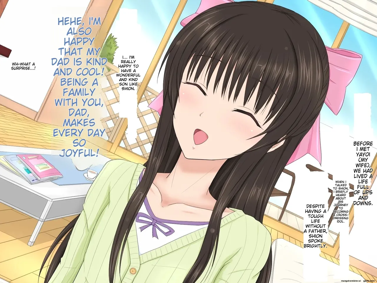 Josou Aidoru no Papa wa Taihenda! ♂ Giri no Musuko-tachi to Kozukuri Aidoru Ressun ♂ page 9 full