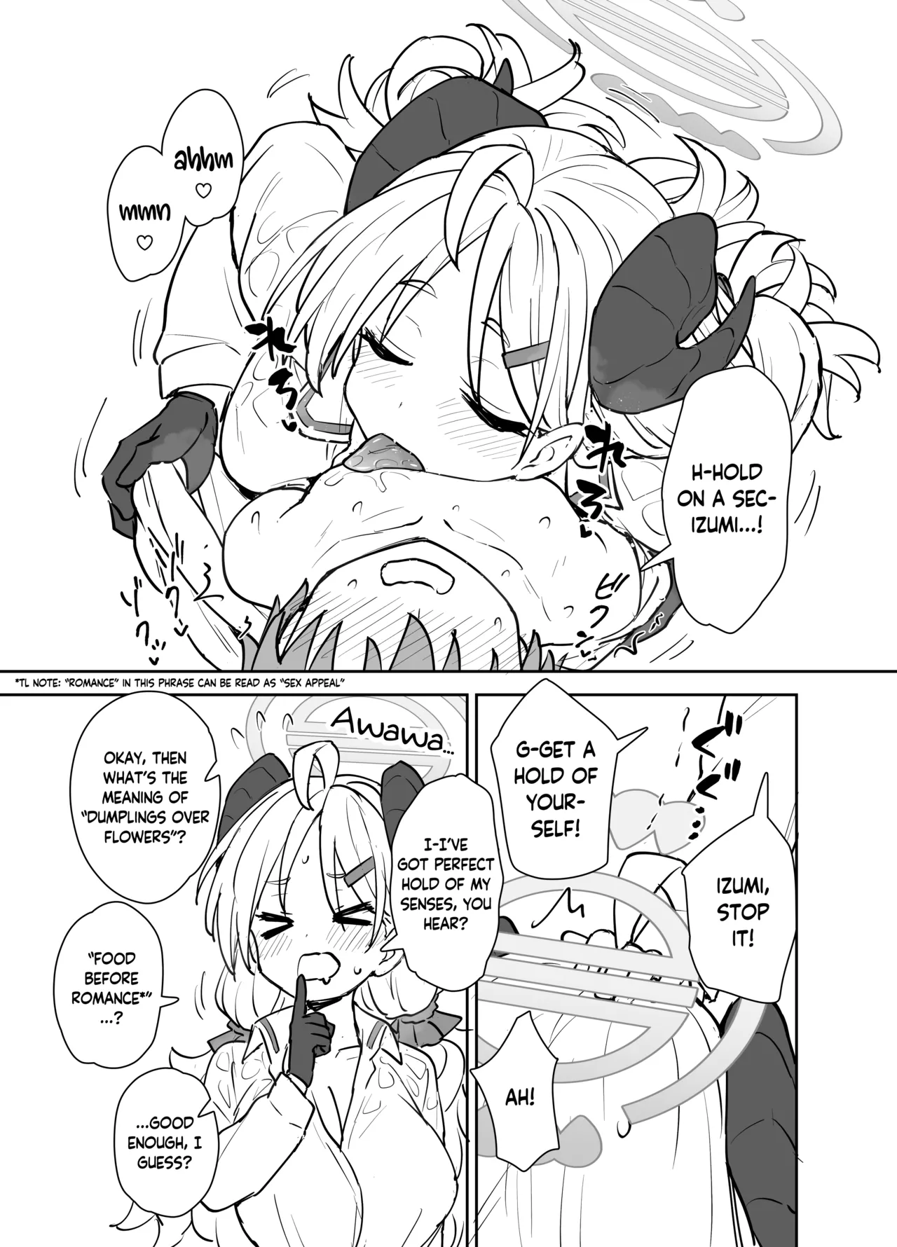 Izumi ni Kakareba Hana mo Dango mo | Flowers and Dumplings Are Both Fair Game for Izumi! page 4 full