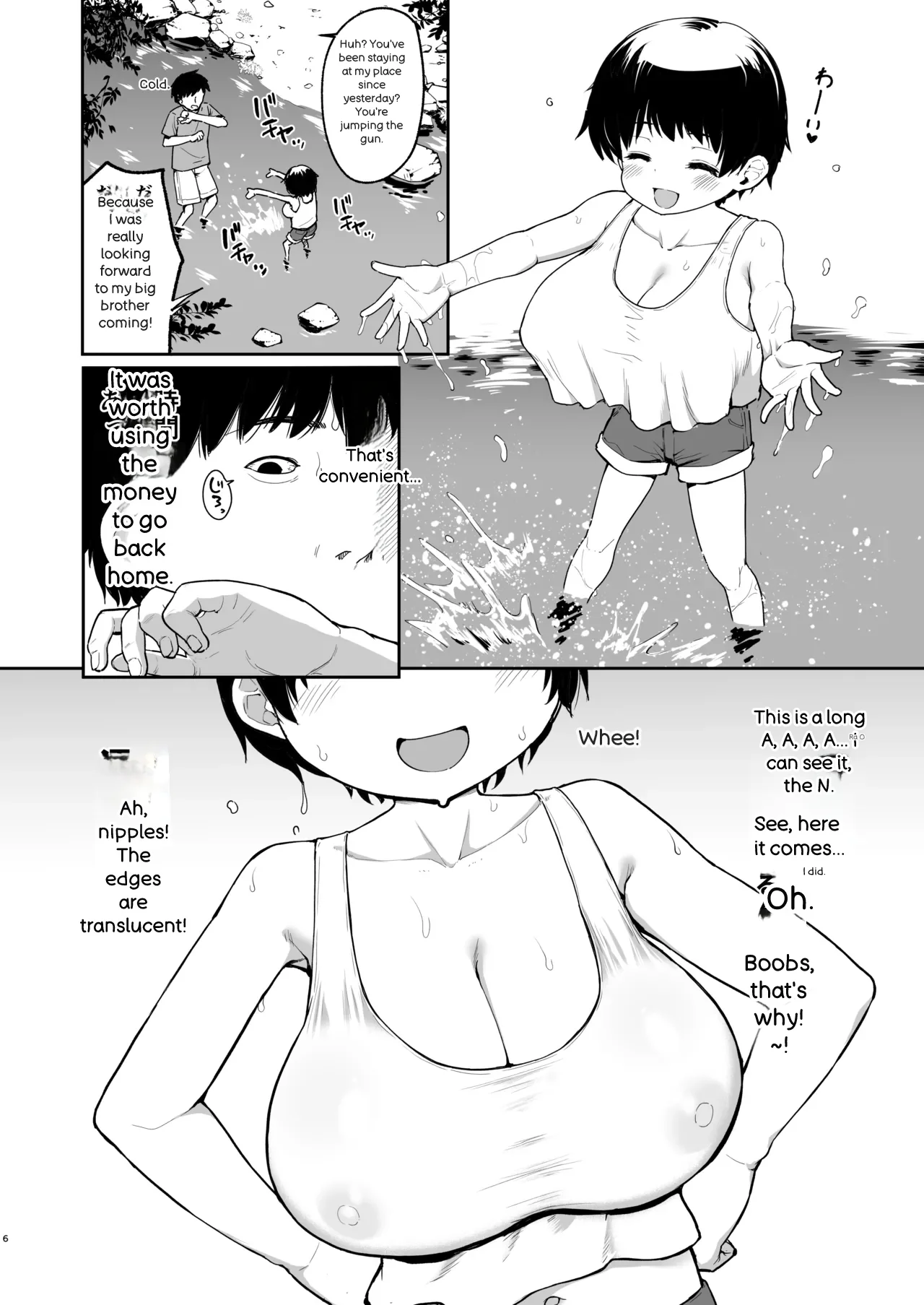 A  big-breasted Ikumi-chan who believes everything I say. page 4 full