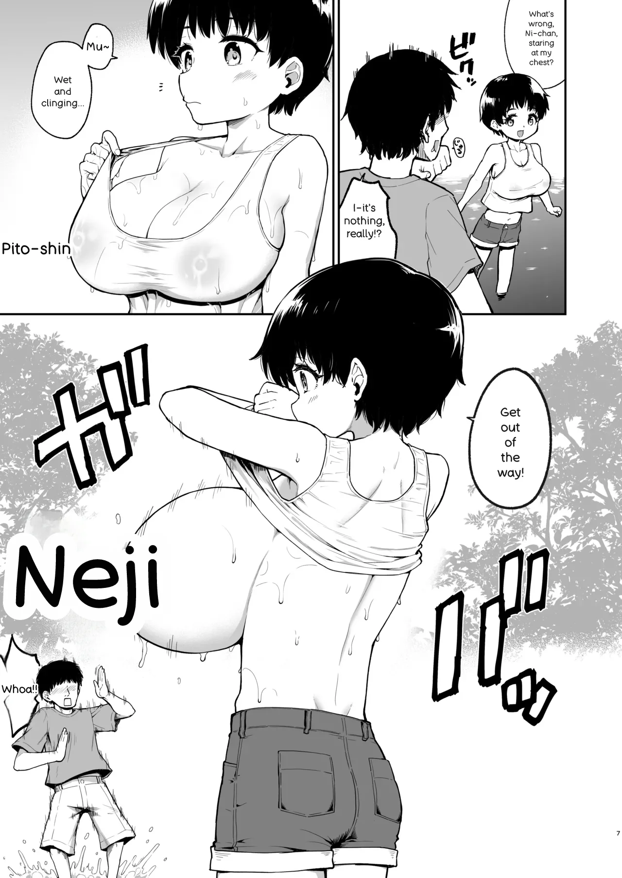 A  big-breasted Ikumi-chan who believes everything I say. page 5 full