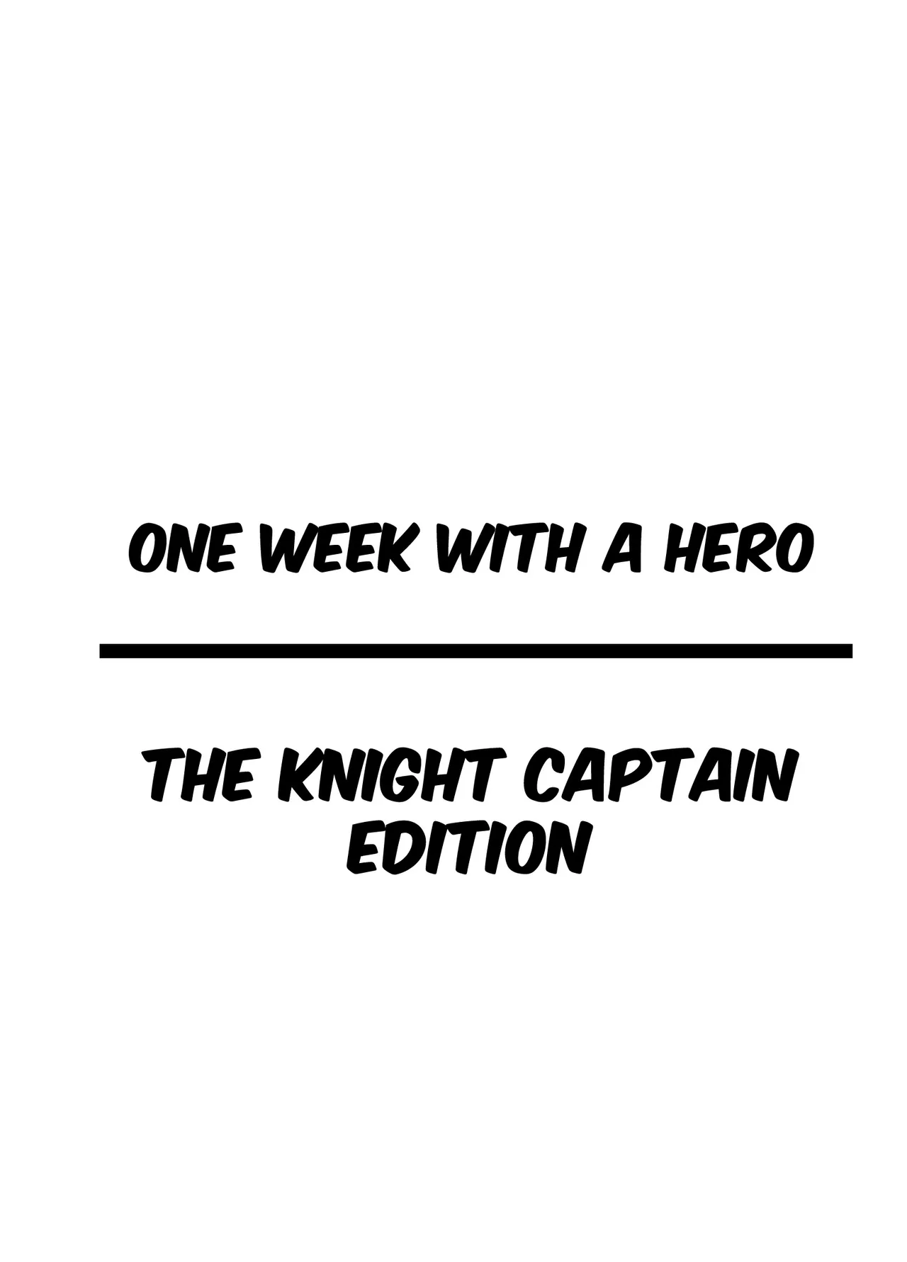 Yuusha no Isshuukan Kishi Danchou Hen | One Week With a Hero The Knight Captain Edition page 2 full