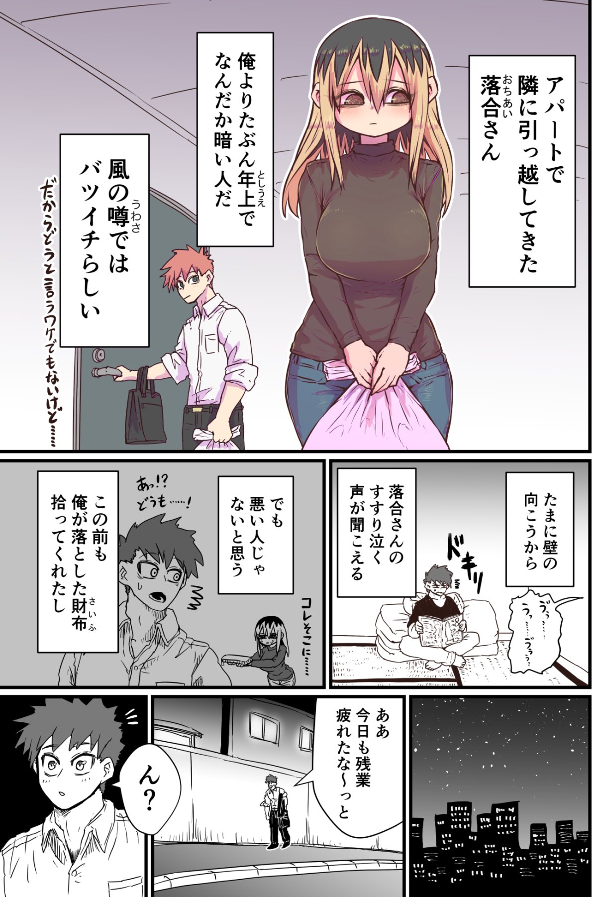 Batsuichi de Nakimushi na Otonari-san page 2 full