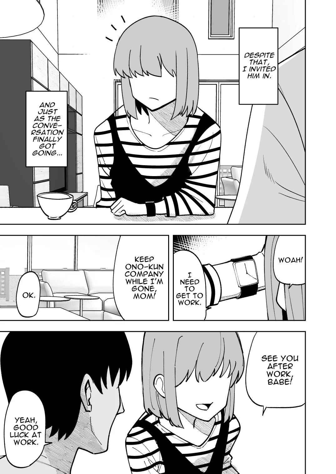 Musume no Kareshi ni Netorareru Hanashi | Cucked by my Daughter's Boyfriend page 4 full