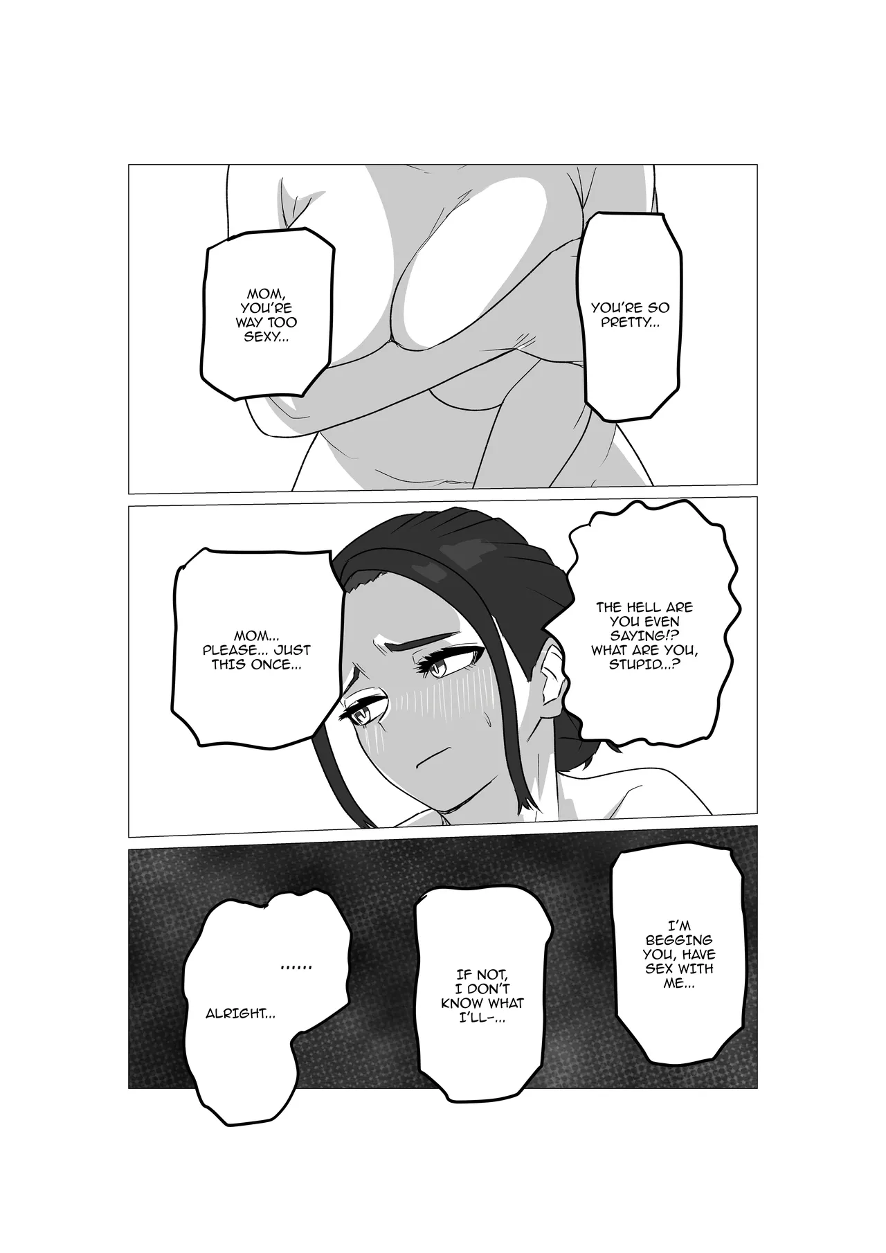 Gamigami Kaa-san wo Hatsujou Sasete Mitara | What Happened After I Tried Getting My Nagging Mother Horny page 7 full