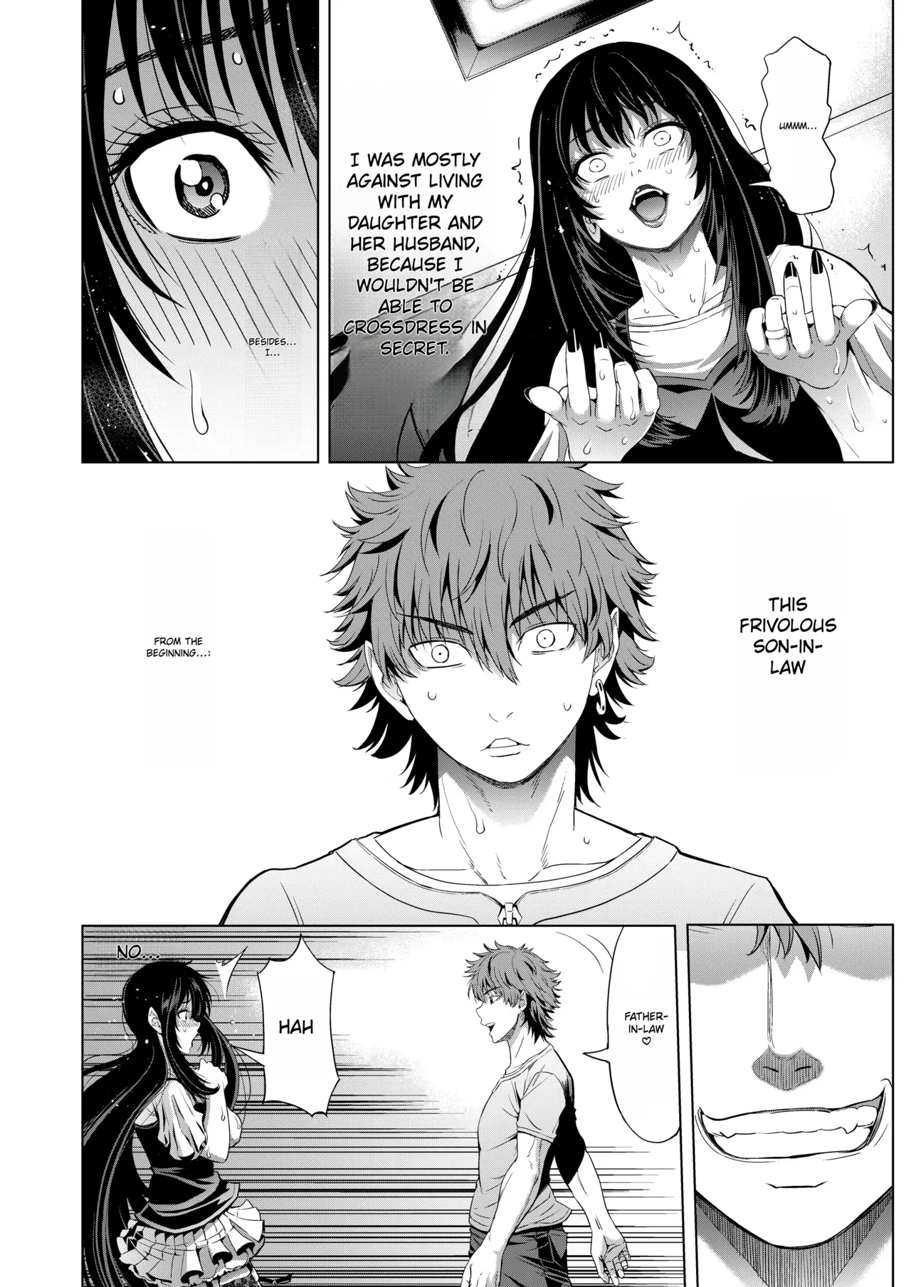 Father-in-law's cross-dressing discovered by his son-in-law page 4 full