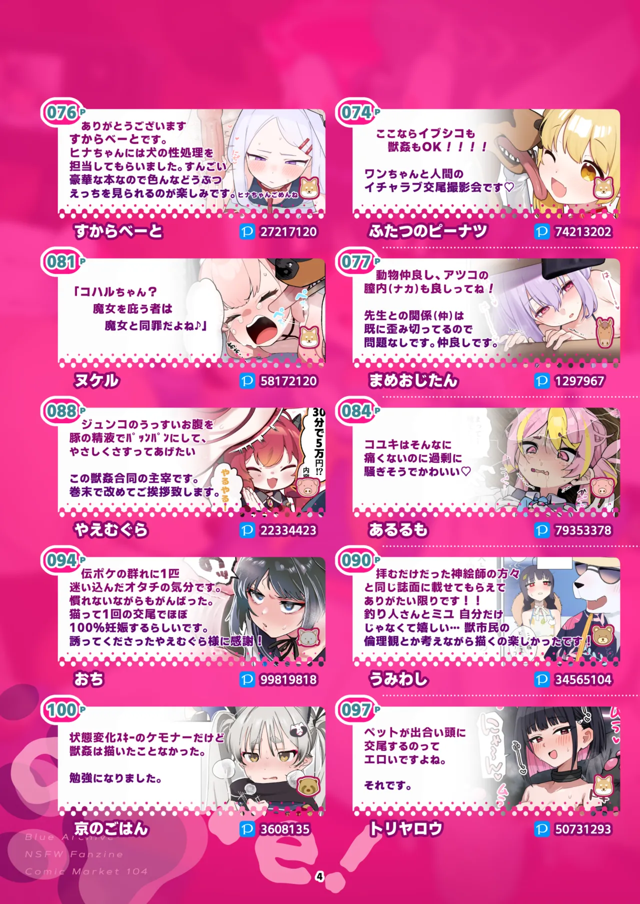 BluArch Juukan Goudoushi Sow do on me! vol.1 | Blue Archive Beastiality Anthology Sow do on me! vol.1 page 4 full