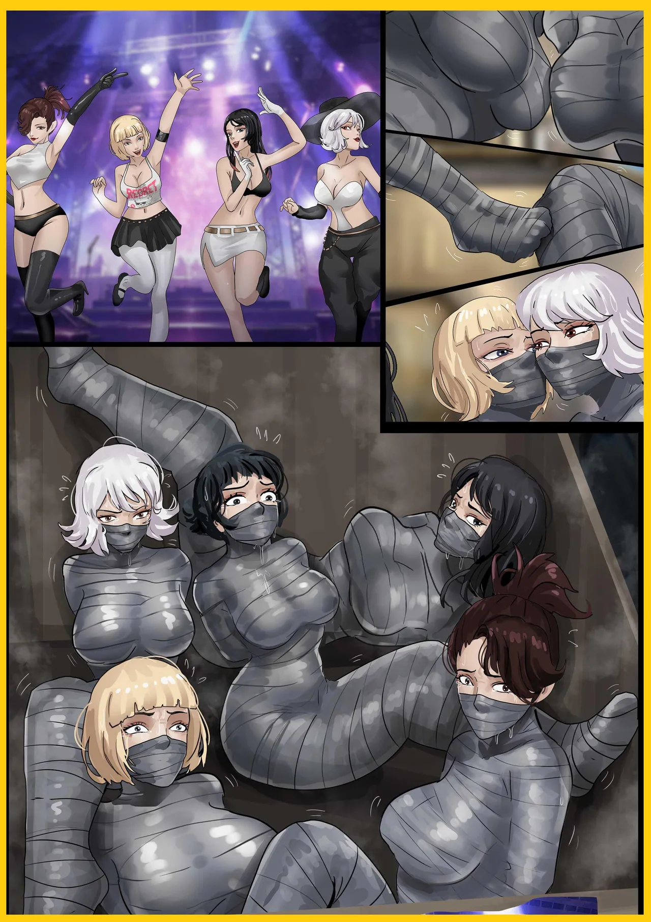 超模女团被绑架成木乃伊 page 1 full