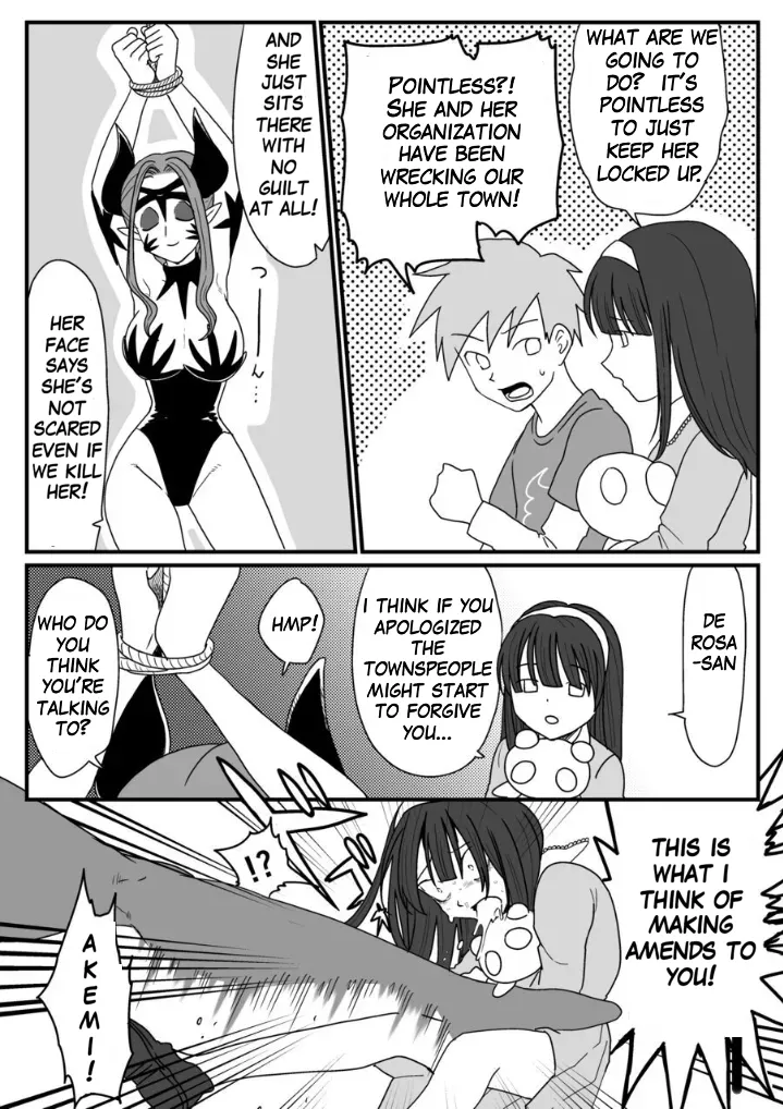 A captured female executive! The tickles of justice rain down on her! page 3 full