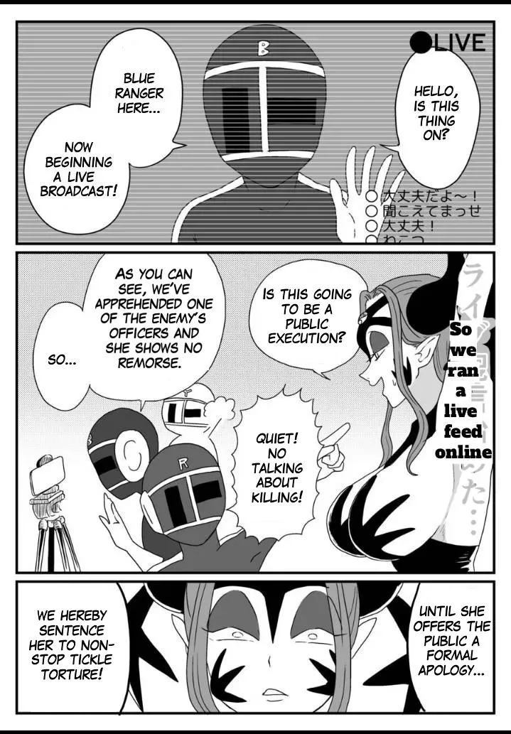 A captured female executive! The tickles of justice rain down on her! page 5 full