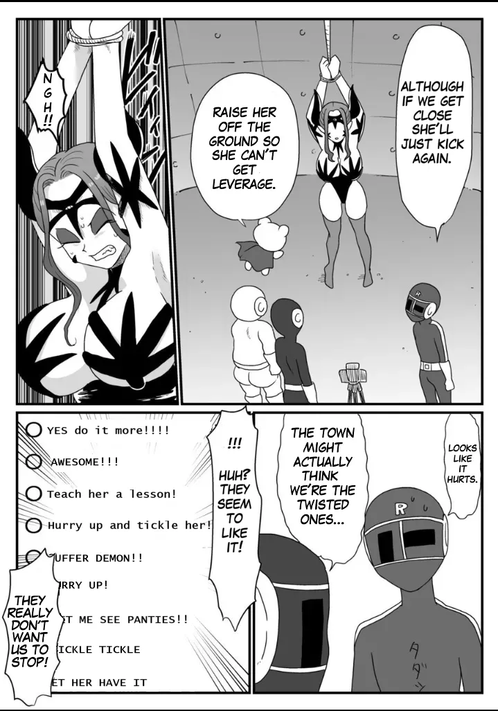 A captured female executive! The tickles of justice rain down on her! page 7 full