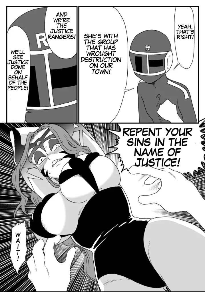 A captured female executive! The tickles of justice rain down on her! page 8 full