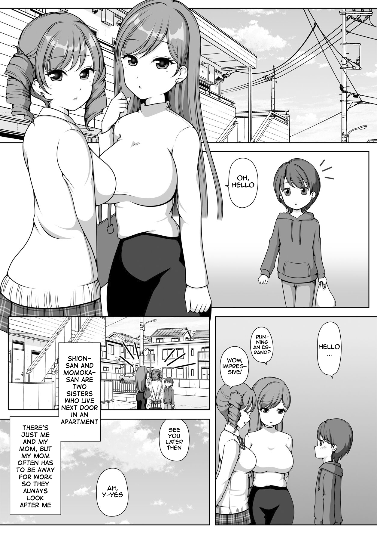 Kimi no Onee-chan ni Natteageru! | We will be your big sisters! page 2 full