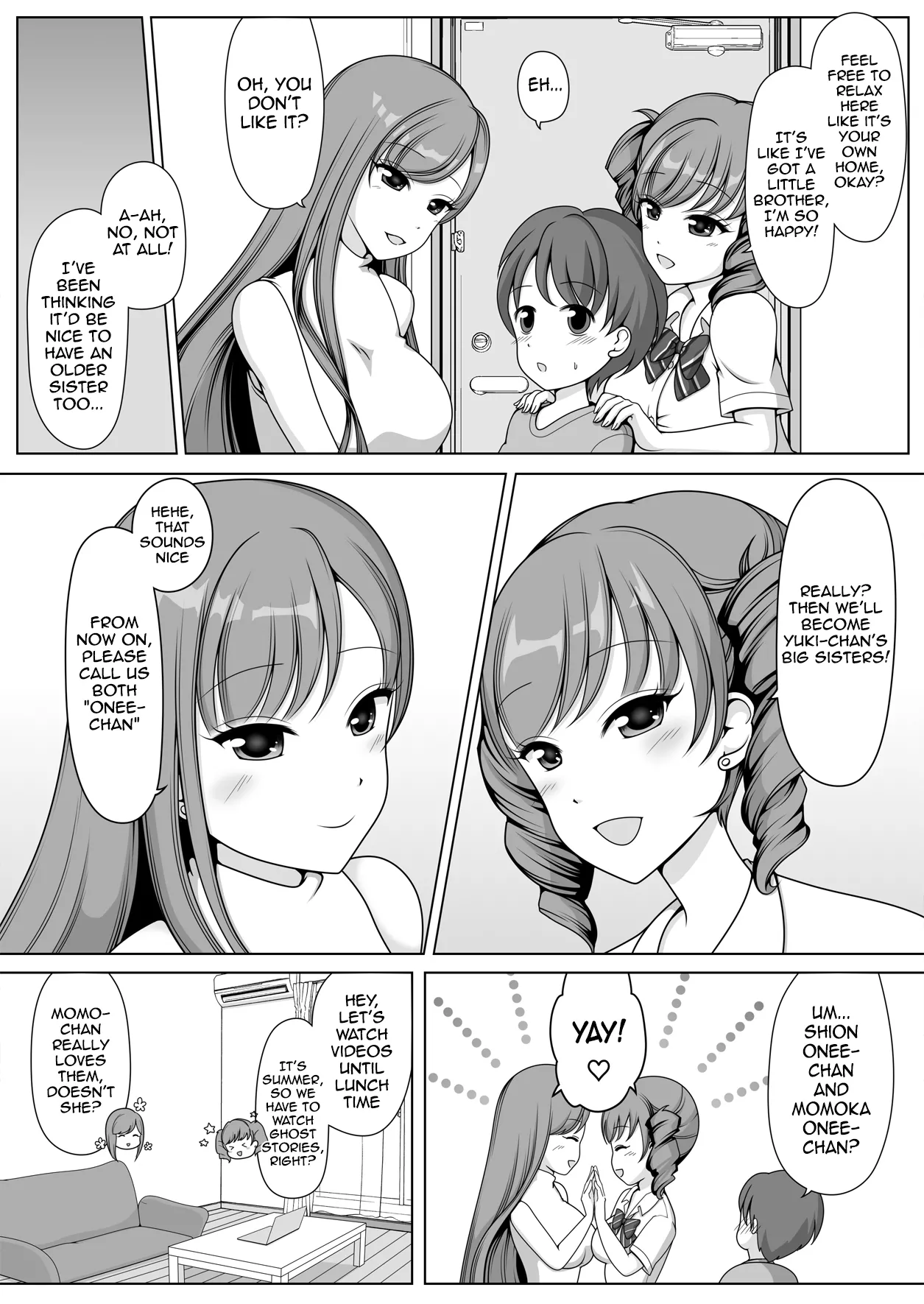 Kimi no Onee-chan ni Natteageru! | We will be your big sisters! page 5 full