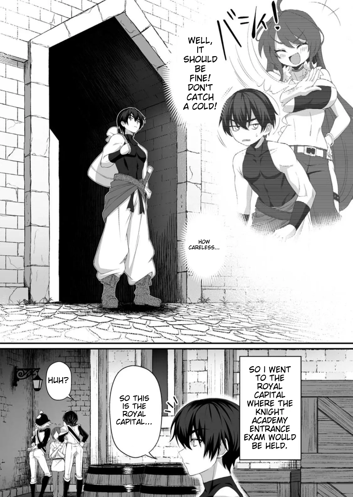 Ch. 2.1 - I, the Only Male Knight in a Chastity-Reversed World, Entered the Female Knight Academy and Was Treated as a Hero for Some Reason: Unrivaled in the Harem with My Unequaled Skills page 7 full
