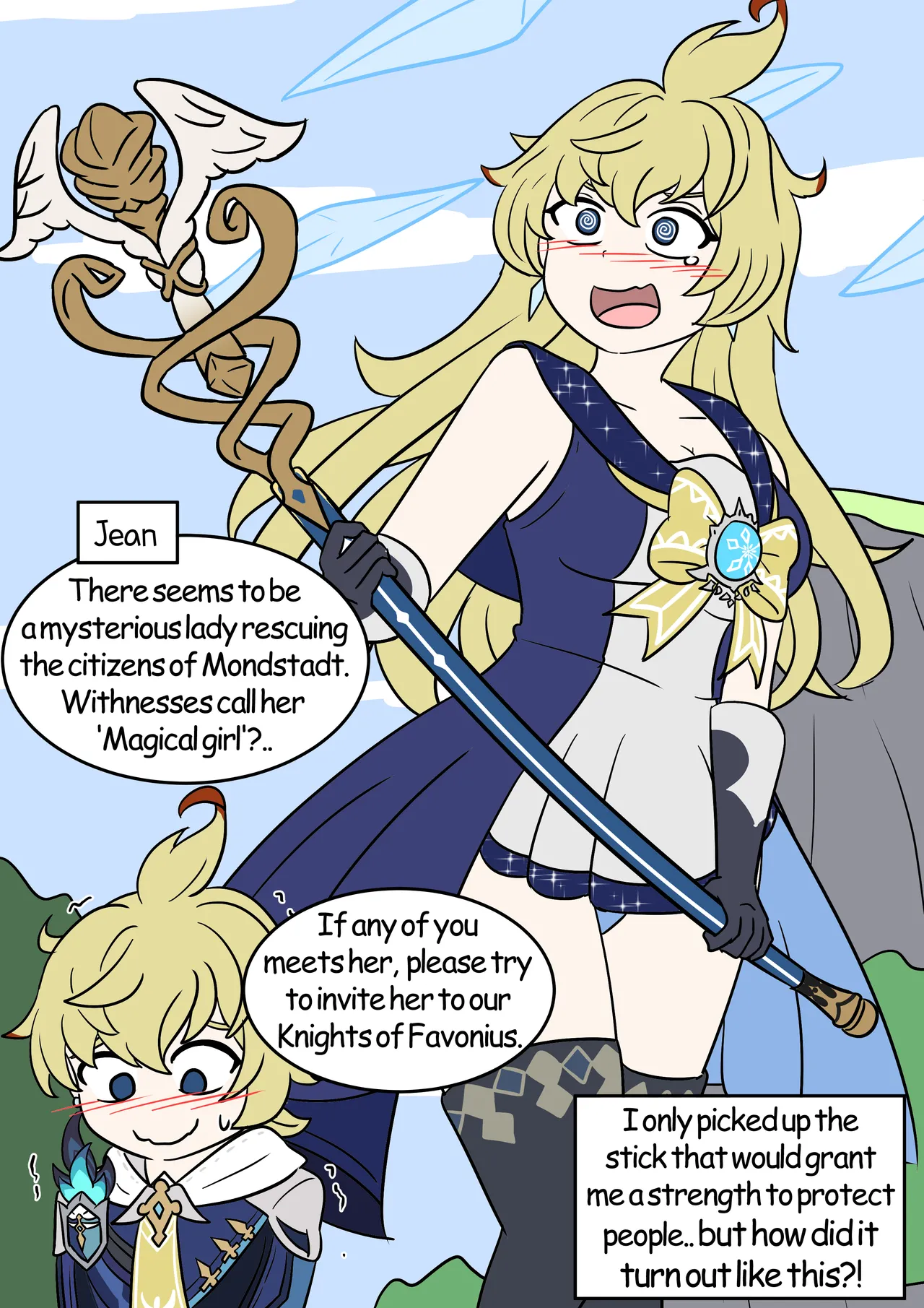 Teyvat Magical Girls page 1 full