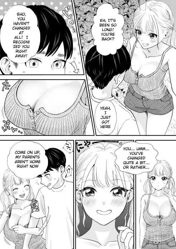 Debu de Gasatsu datta Osananajimi ga Kyonyuu Yariman ni Seichou Shiteita page 5 full
