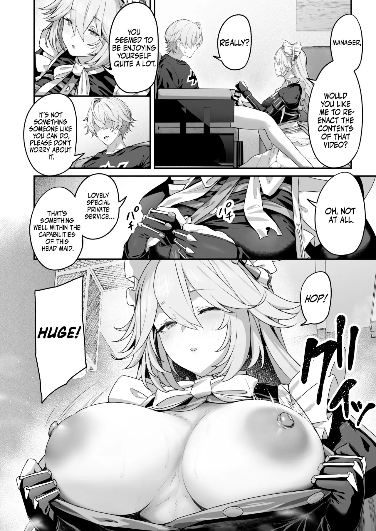 Maid-chou Rina no Tokubetsu Ura Service | The Head Maid's Special Private Service page 7 full