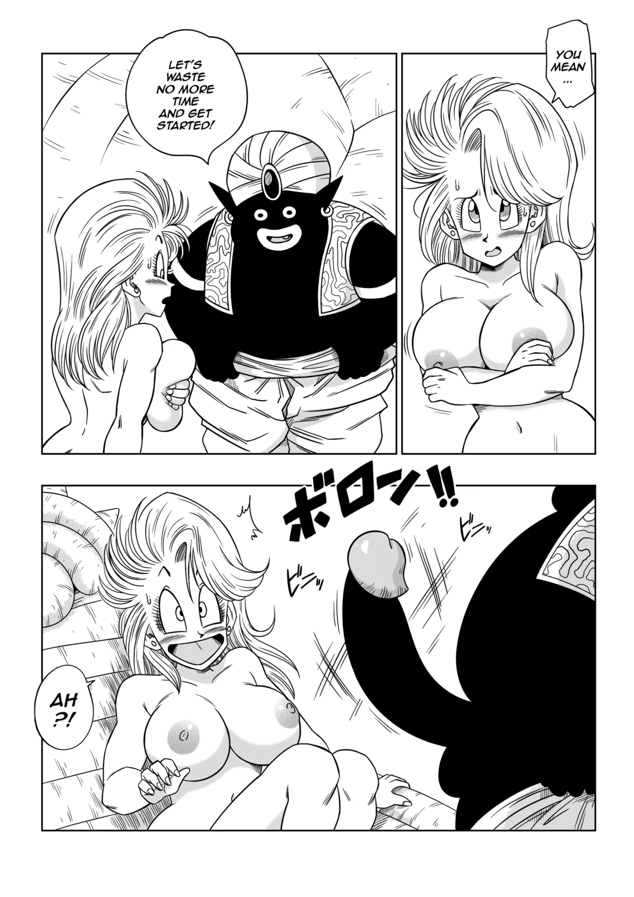 Bulma Meets Mr. Popo page 8 full