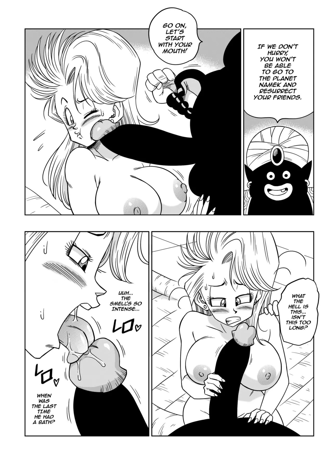 Bulma Meets Mr. Popo page 9 full