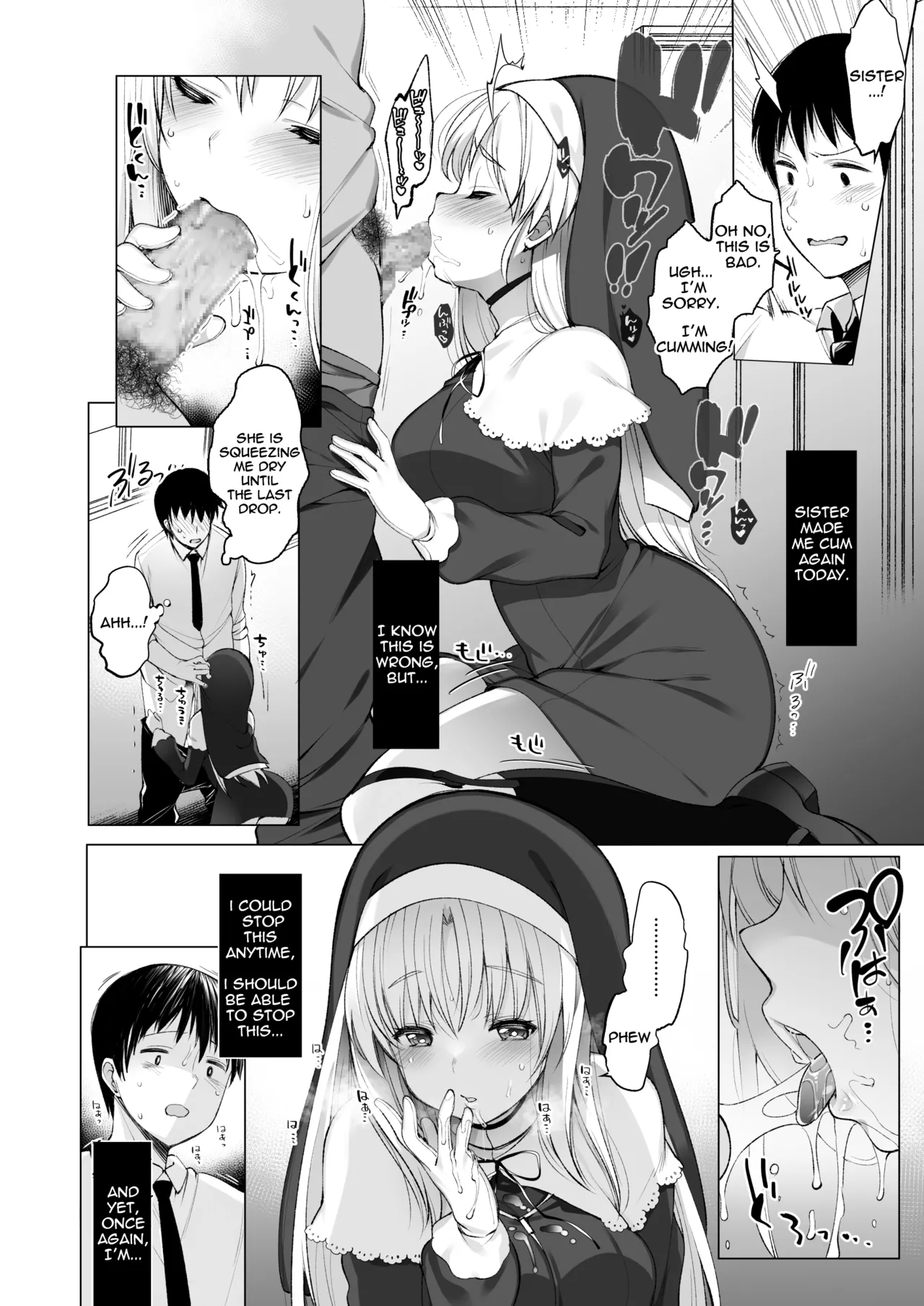 Sister Cleaire no Midara na Himitsu | Sister Claire's Indecent Secret page 9 full
