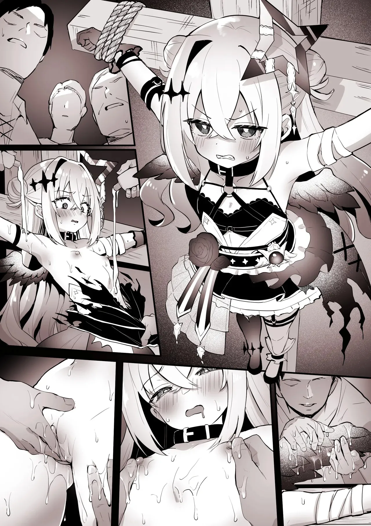 協会に囚われ、浄化と称して全身に媚薬を塗りたくられるか〇た-1280x page 8 full