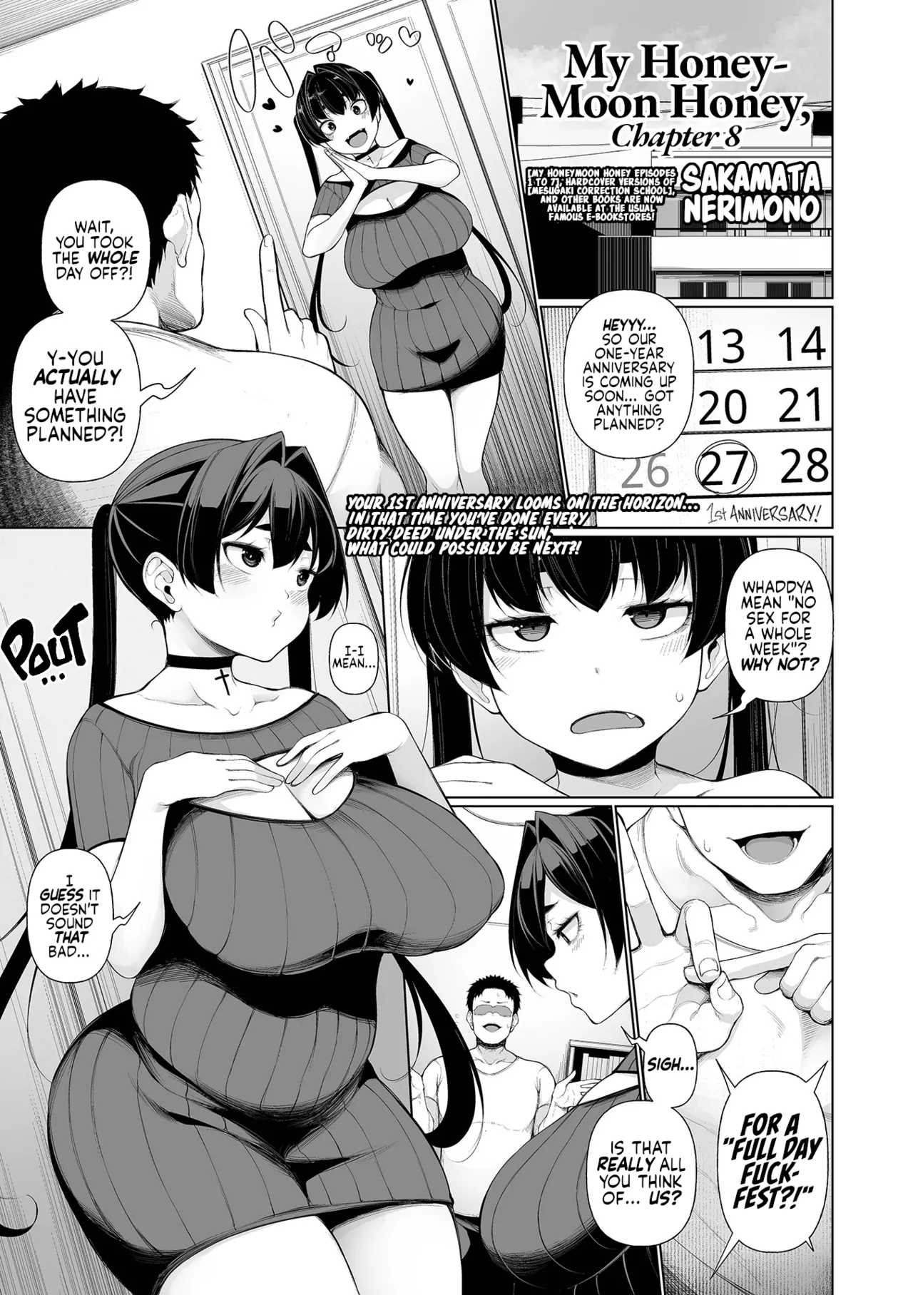 Ichinen Kanojo Ch. 8  | My Honeymoon Honey Ch. 8 page 1 full