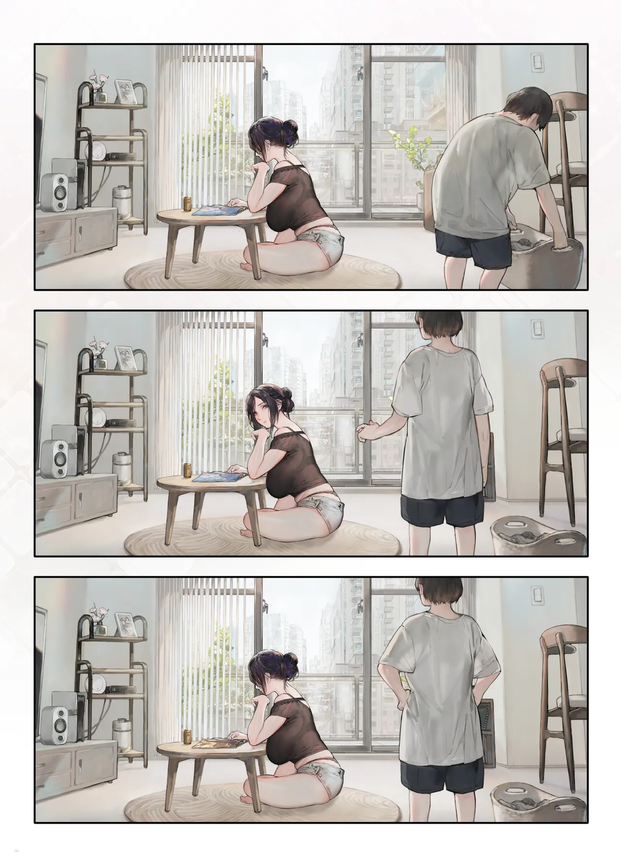 Gokinjo no Oku-san Yasumi no Hi wa Ie de Himasou 地方的太太假日在家闲闲无事 page 5 full