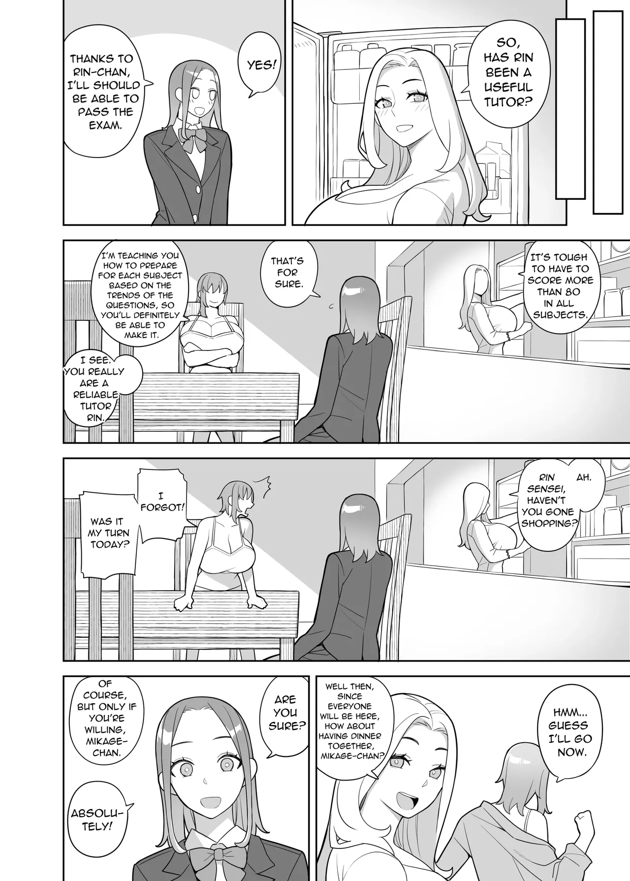 A story about a friend and her mother coming on to me. page 5 full