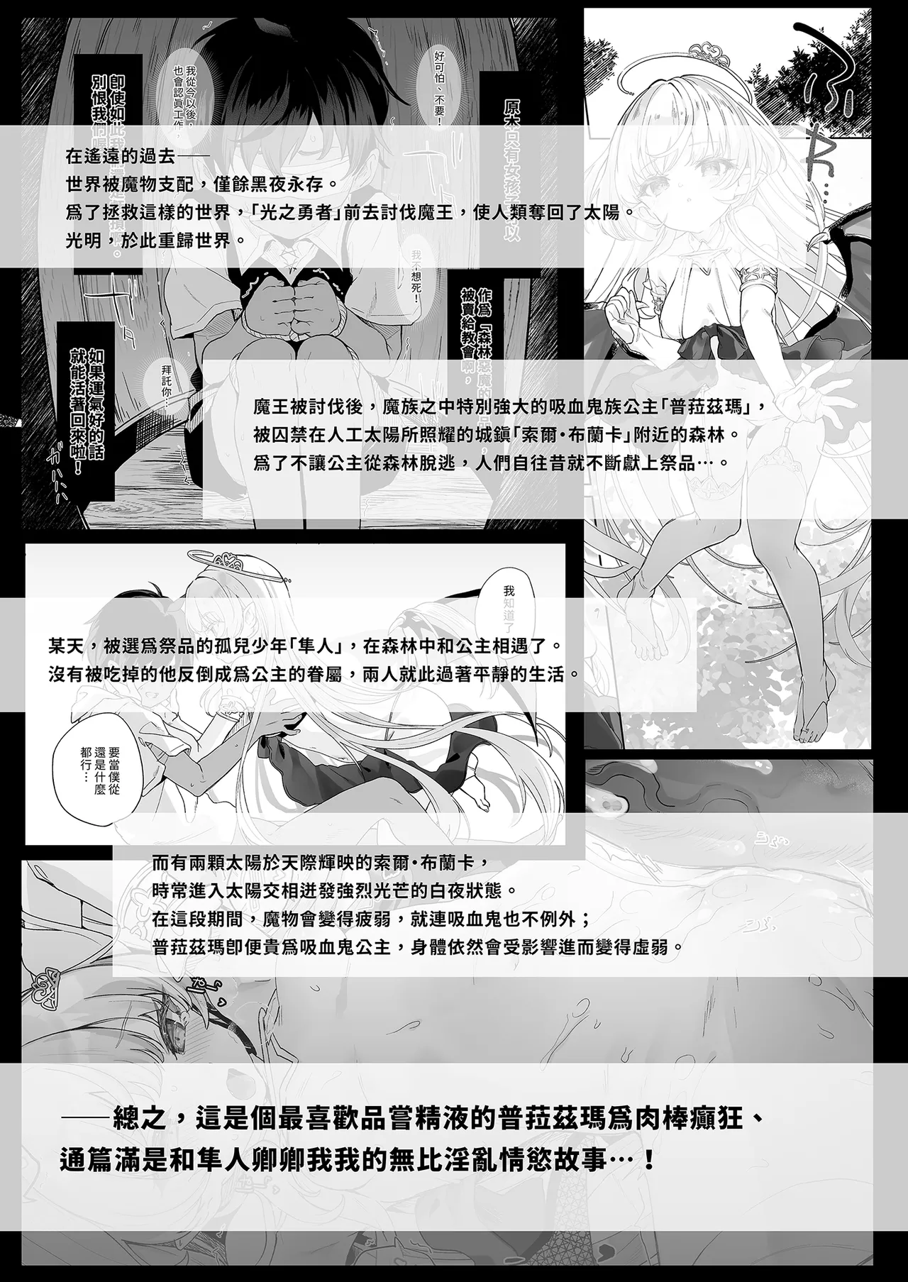 Kekki Yakou 2 Hentai Slime Nanka ni Makeru Wake Nai! | 血姬夜交2～我才不會輸給什麼變態史萊姆呢！ page 3 full