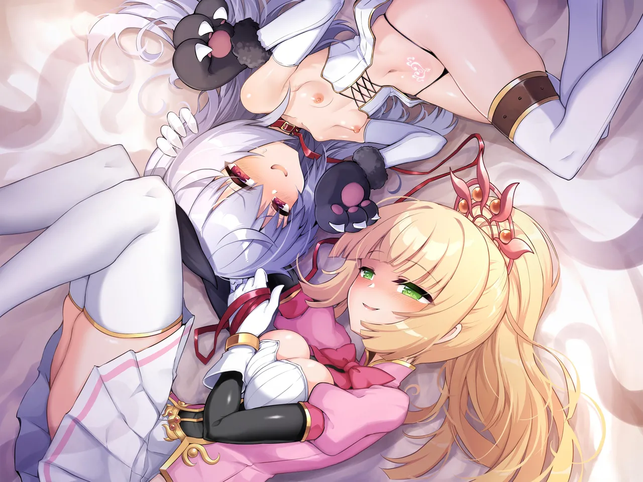 Mazoneko x Mahou Shoujo ~Aku no Mahou Shoujo ga, Seigi no Mahou Shoujo to Suenagaku Shiawase ni Kurasu Manga~ page 2 full