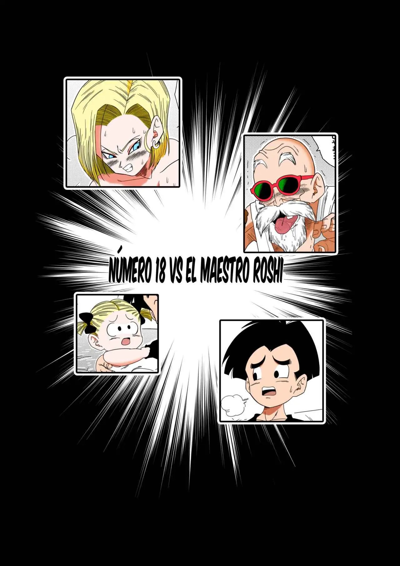 Android 18 vs. Master Roshi page 4 full