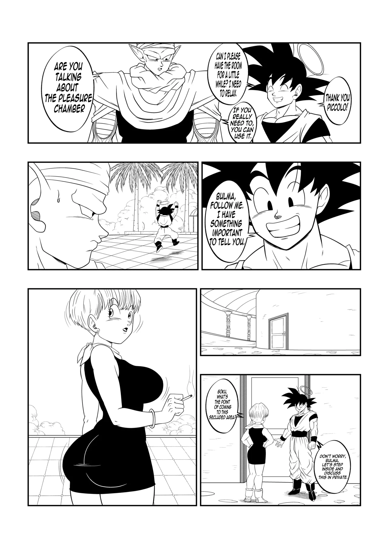 Dragon Ball Z: AMONG THE SHADOWS OF THE PALACE page 4 full
