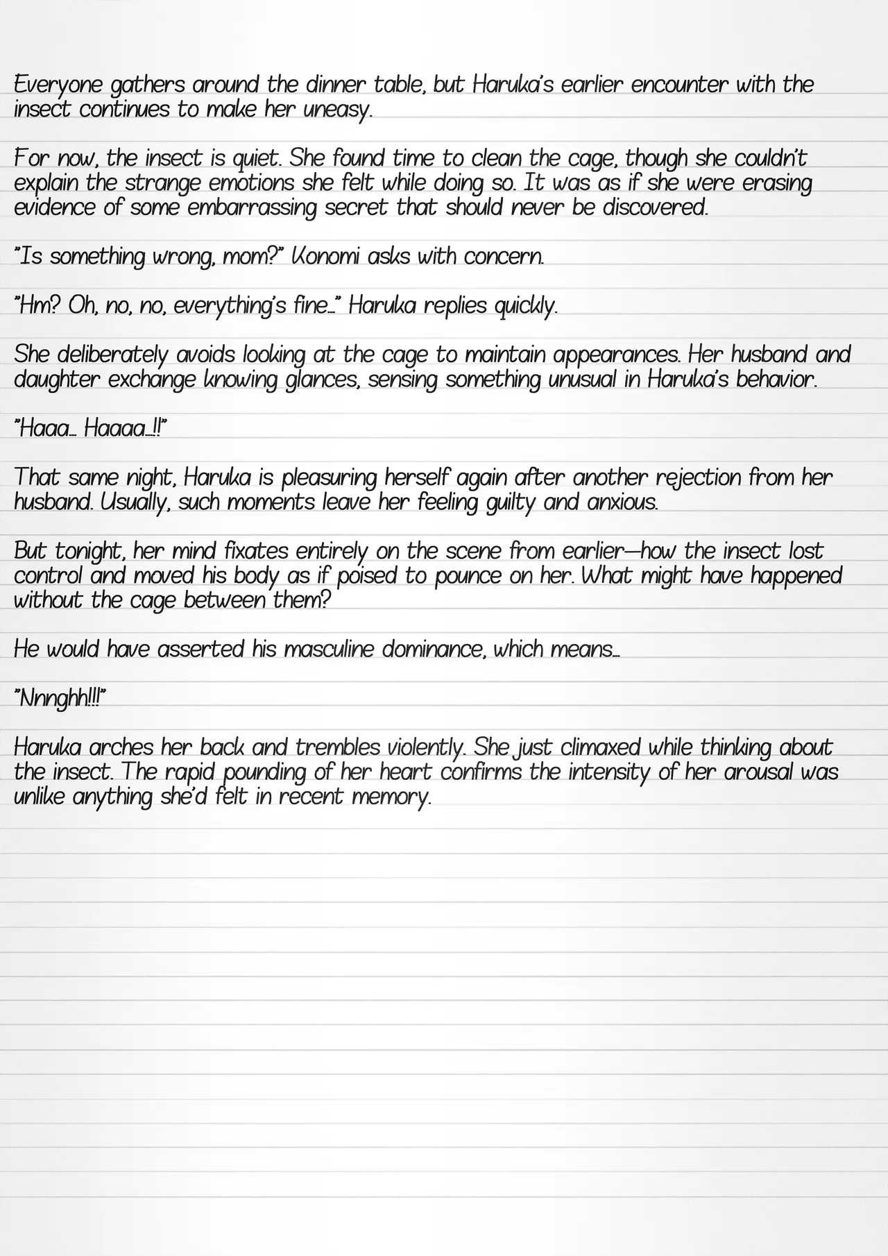 Misuke's Short Stories 27 - Haruka & Tiger Beetle page 8 full