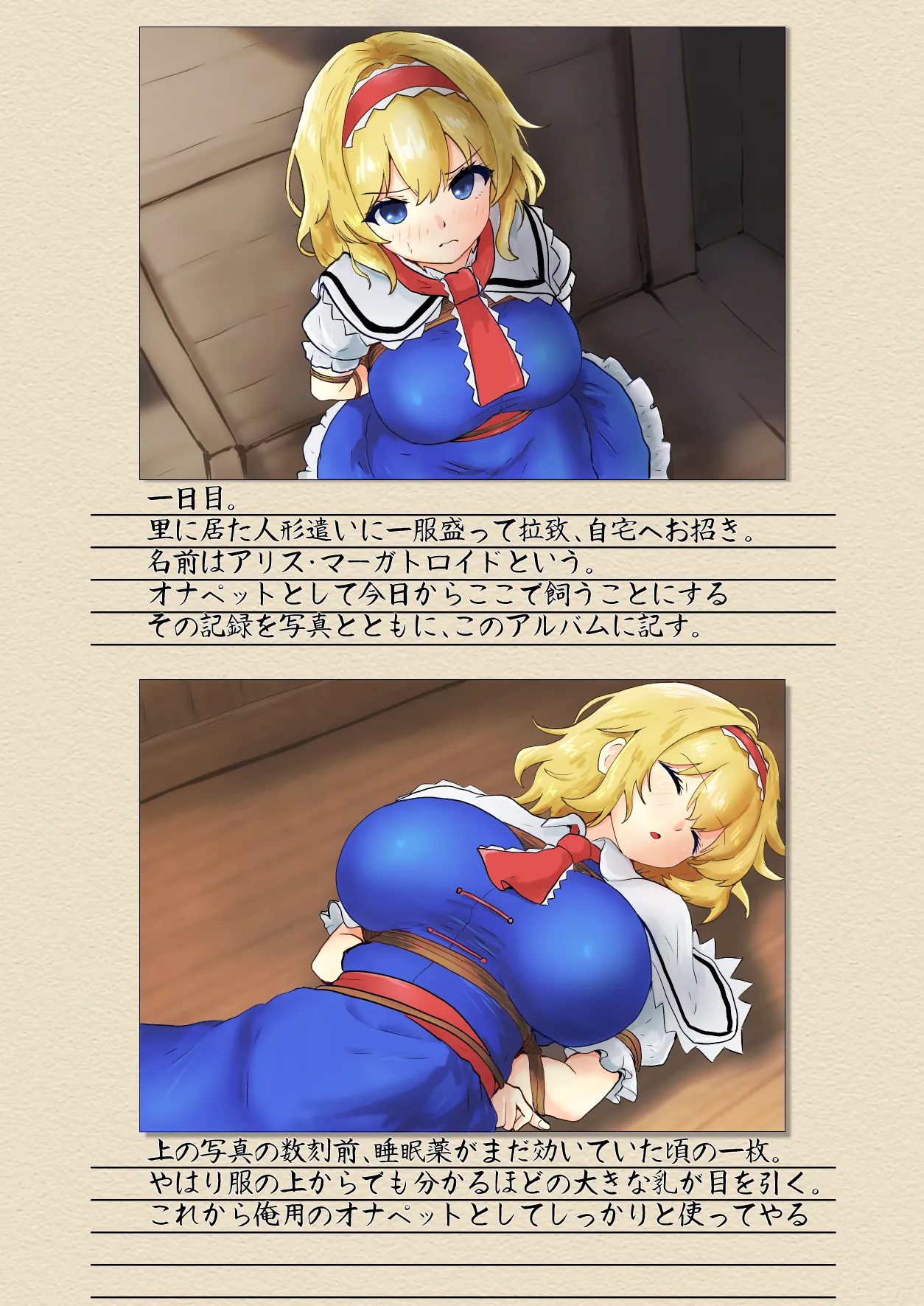Alice Margatroid Confinement Album page 4 full
