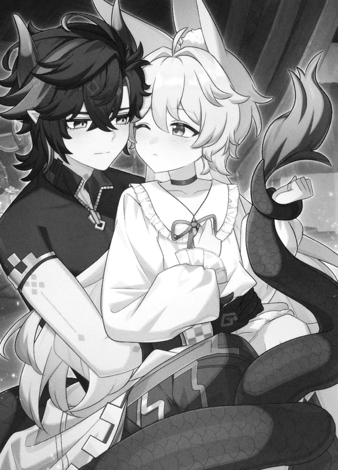 【Raramuda / 拉拉】竜狩り人と彼の小さなウサギ/獵龍人與他的小兔子 page 2 full