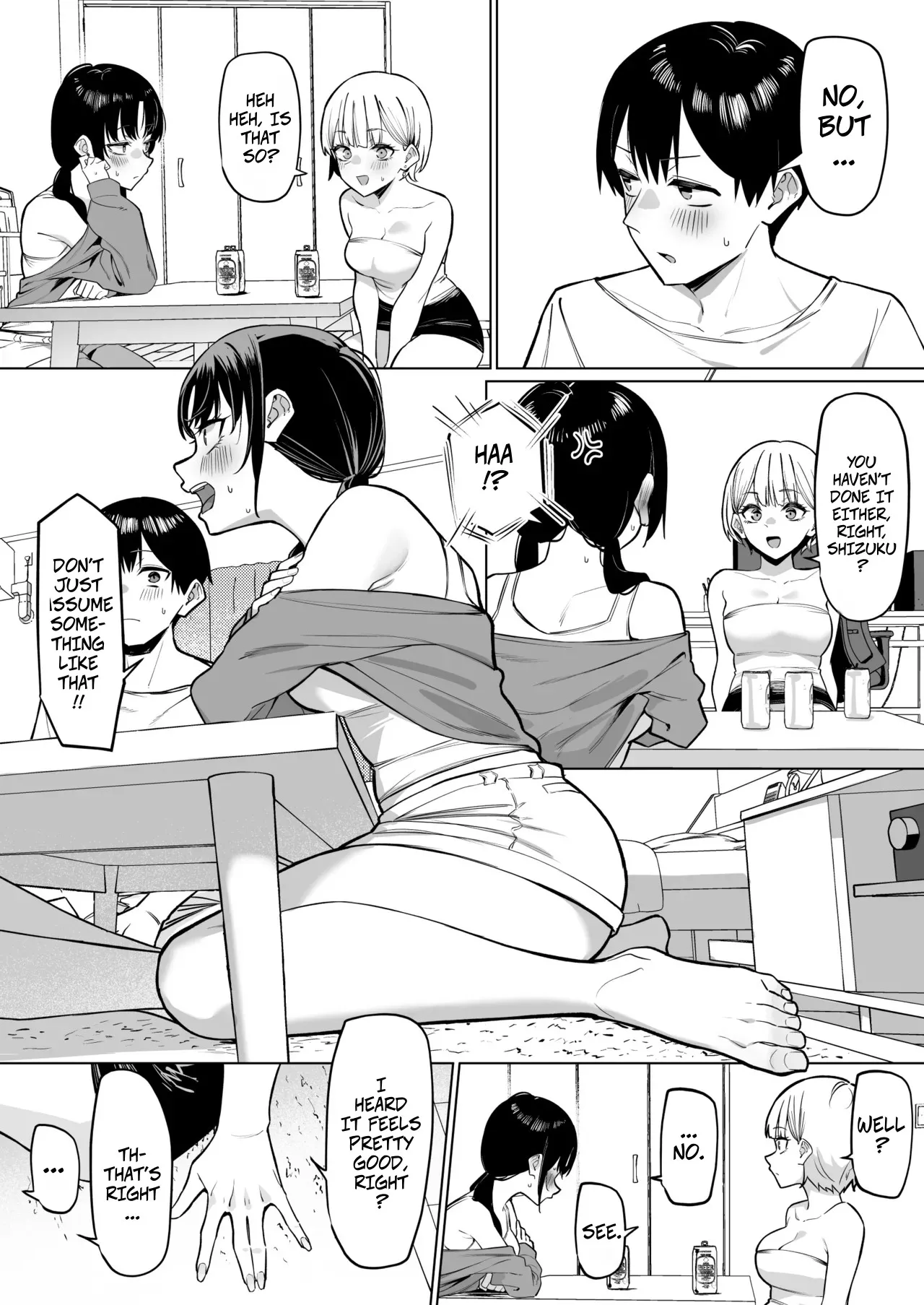 Onna Tomodachi Futari to Perochuu suru Hanashi | A Story About Kissing 2 Female Friends page 3 full