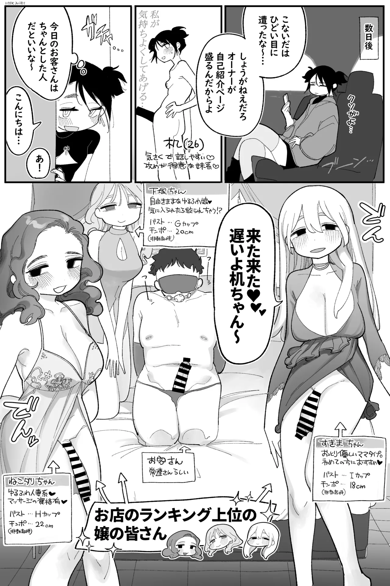 攻め希望！負けてばかりのふたなり風俗嬢 完全版 page 5 full