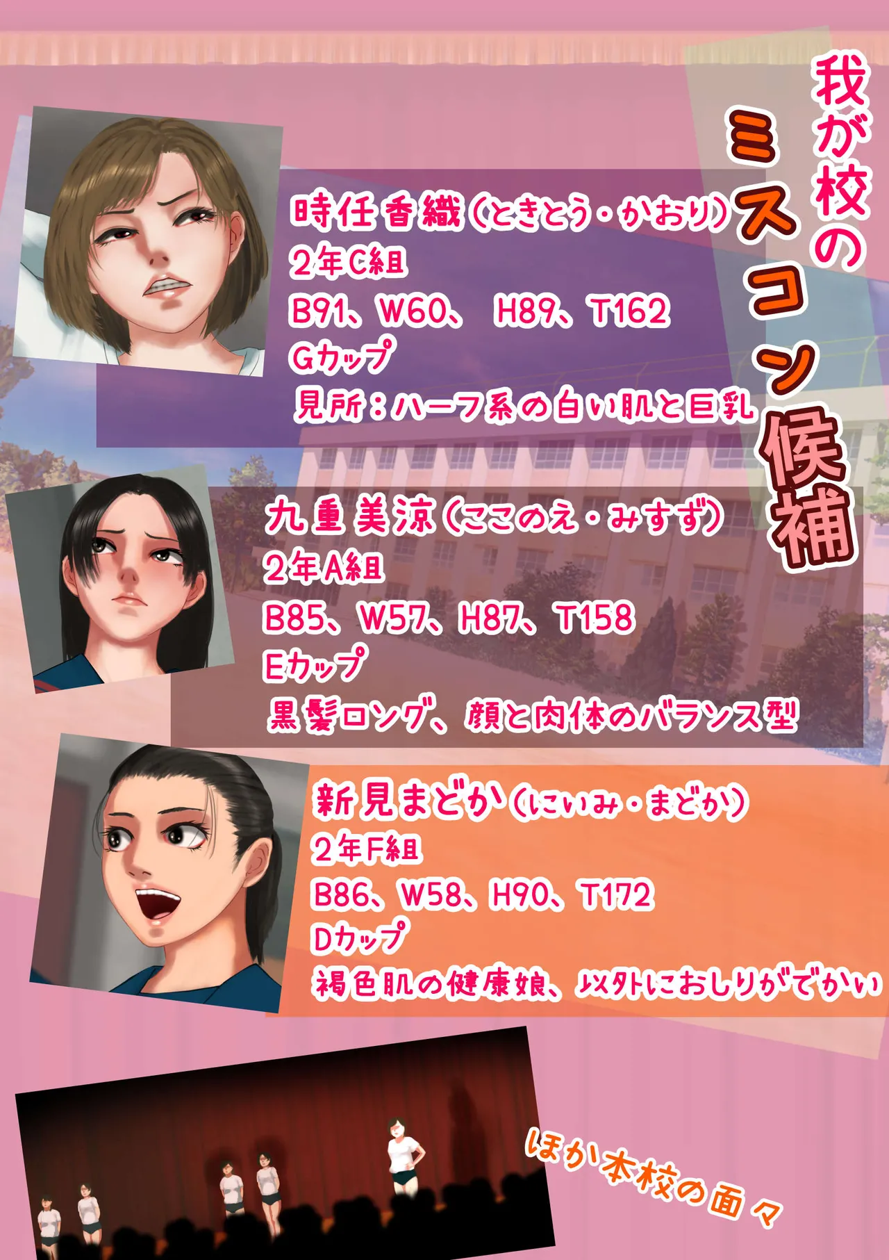 文化祭のミスコンに出ることになったんだけど、担任が気合い入りすぎてヤバい page 2 full