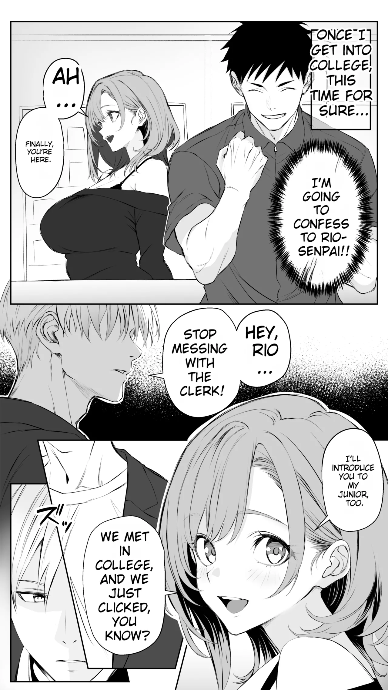 Kareshi ni Betabore Chuu no Gal Senpai ga, Ore to Tsukiau made - Be my girlfriend! Rio-senpai! page 6 full