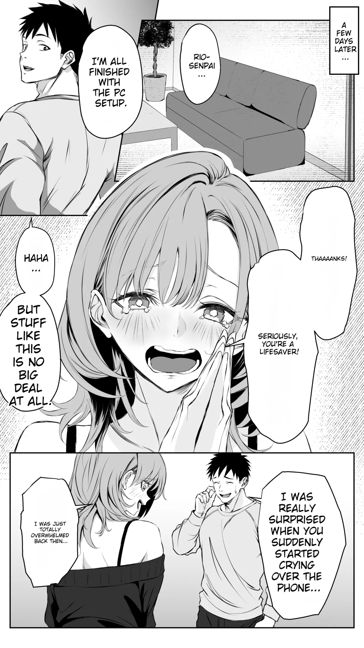 Kareshi ni Betabore Chuu no Gal Senpai ga, Ore to Tsukiau made - Be my girlfriend! Rio-senpai! page 9 full